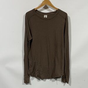 We the free people women’s Brown Long Sleeve Shirt
